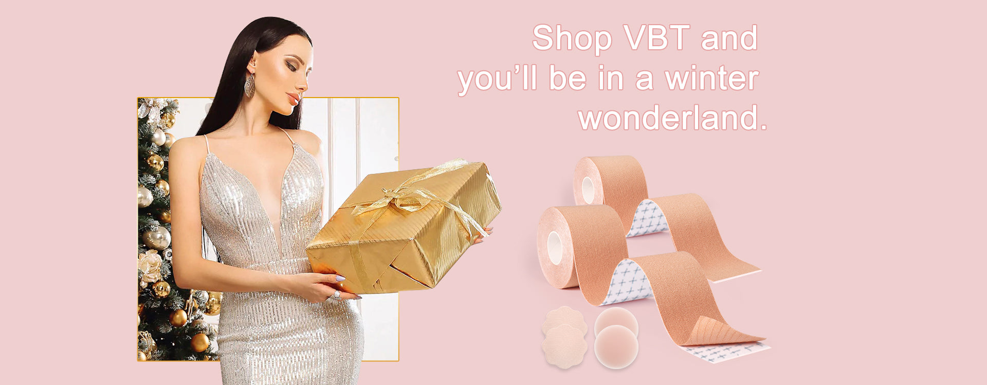 VBT Boob Tape, Body Tape for Breast Lift with 1 Breast Lift Tape, 5 Pairs  Satin Breast Petals, 1 Pair Silicone Nipple Stickers, 24 PCS Double Sided
